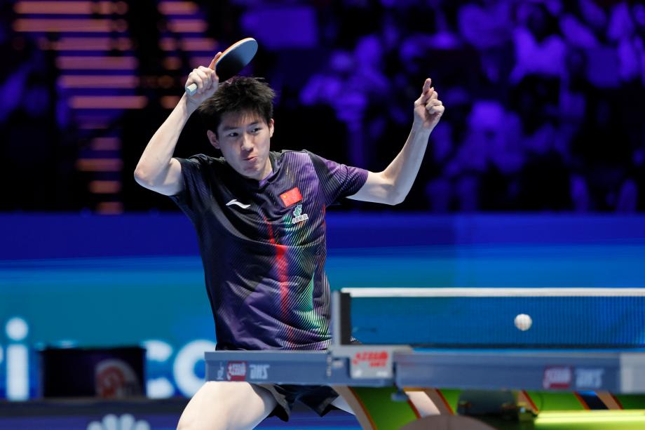 安卓苹果通用-国际乒联单打世界杯：温瑞博1-4林昀儒 无缘男单八强